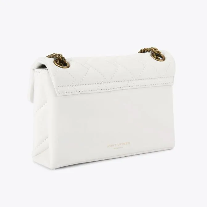 Kurt Geiger Crossbody Bags Mini Leather Kensington Bag White 8211 Women