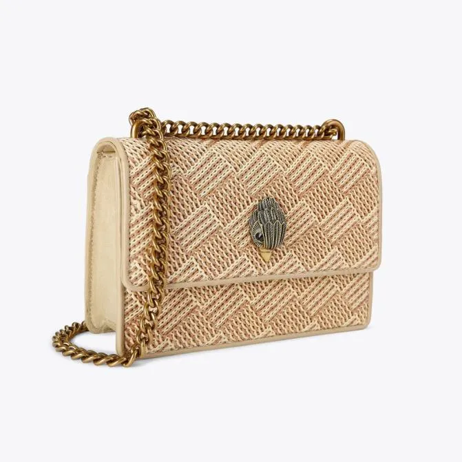 Kurt Geiger Crossbody Bags Small Shoreditch Cross Body Bag Beige Combination 8211 Women