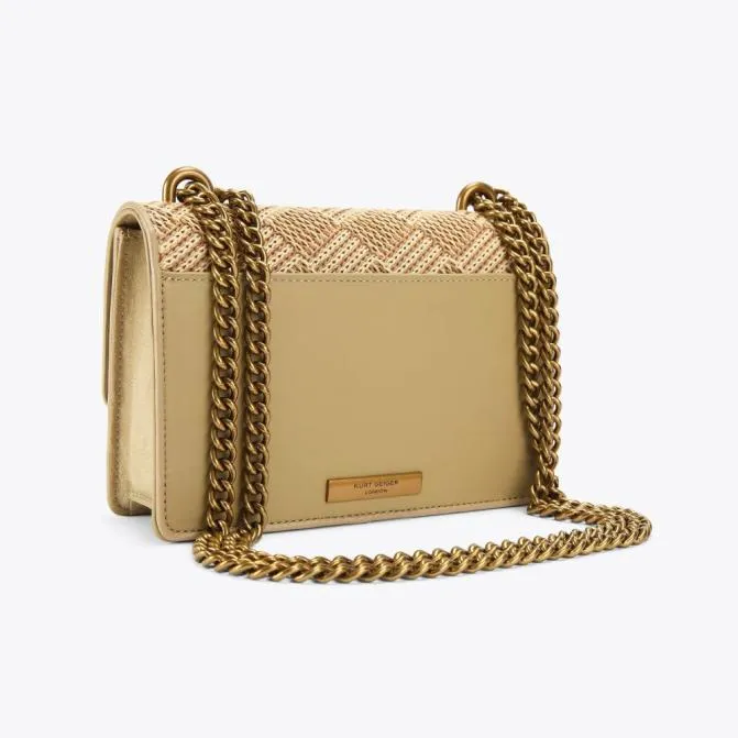 Kurt Geiger Crossbody Bags Small Shoreditch Cross Body Bag Beige Combination 8211 Women
