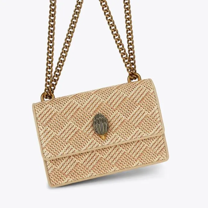 Kurt Geiger Crossbody Bags Small Shoreditch Cross Body Bag Beige Combination 8211 Women