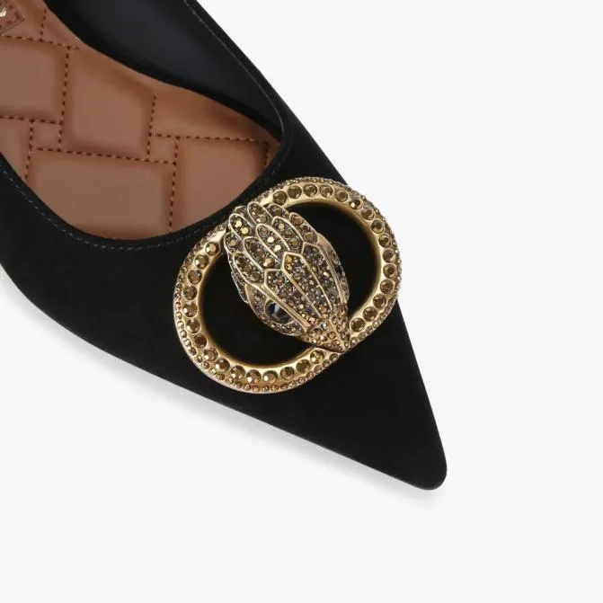 Kurt Geiger Flats Chelsea Point Flat Black 8211 Women