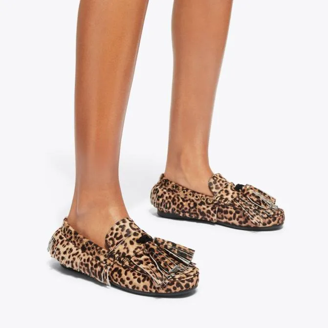 Kurt Geiger Flats Tassel Moccasin Loafer Brown Other 8211 Women