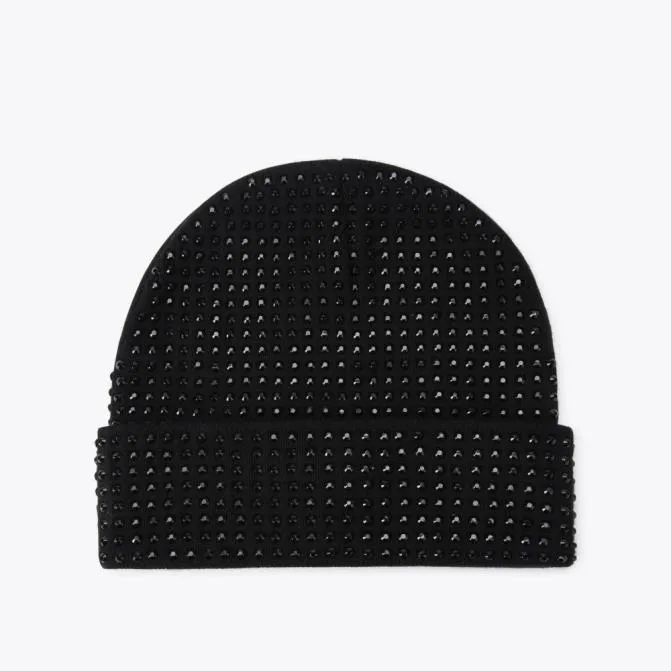 Kurt Geiger Hats Crystal Eagle Beanie Black 8211 Women