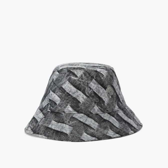 Kurt Geiger Hats Kensington Bucket Hat Black Grey 8211 Women