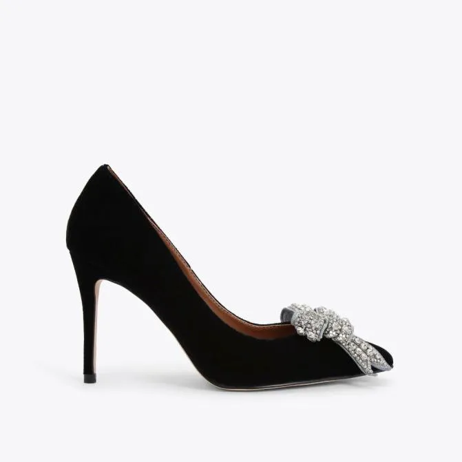 Kurt Geiger Heels Belgravia Bow Court Heel Black 8211 Women