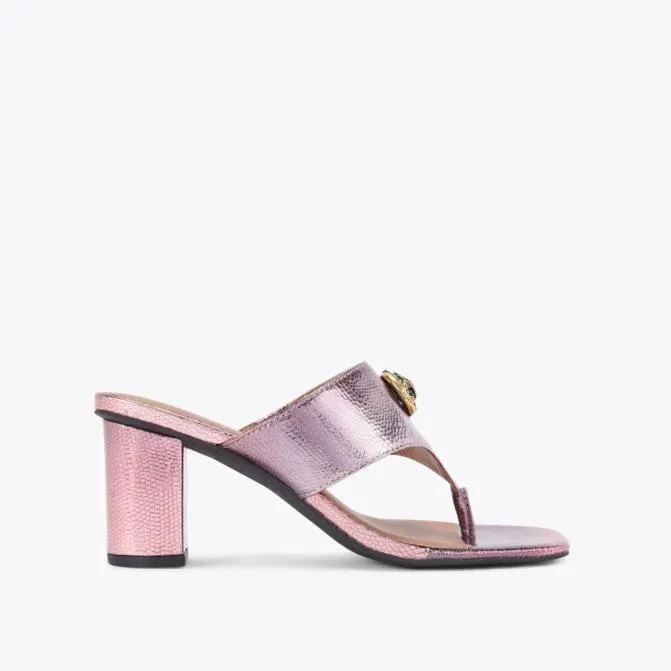 Kurt Geiger Heels Chelsea Tbar Block Heel Pink 8211 Women