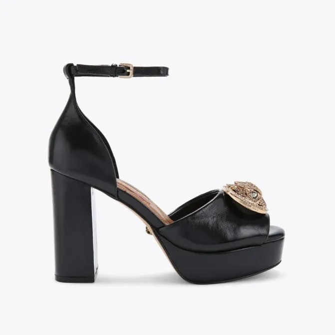 Kurt Geiger Sandals Chelsea Platform Heel Black 8211 Women