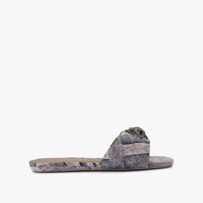 Kurt Geiger Sandals Kensington Flat Sandal Pink Combination 8211 Women