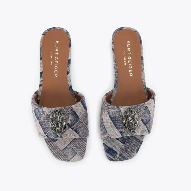 Kurt Geiger Sandals Kensington Flat Sandal Pink Combination 8211 Women