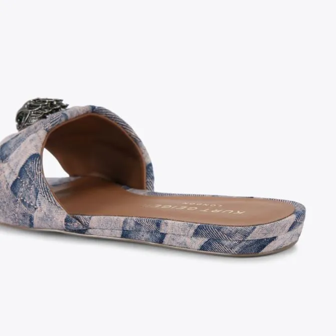 Kurt Geiger Sandals Kensington Flat Sandal Pink Combination 8211 Women