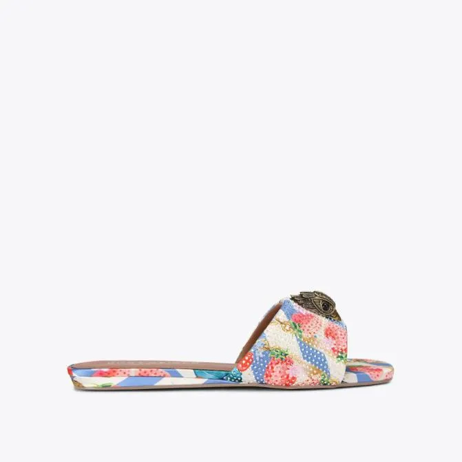 Kurt Geiger Sandals Kensington Flat Sandal White Other 8211 Women