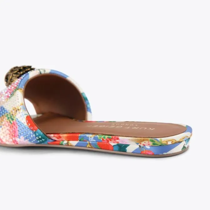 Kurt Geiger Sandals Kensington Flat Sandal White Other 8211 Women