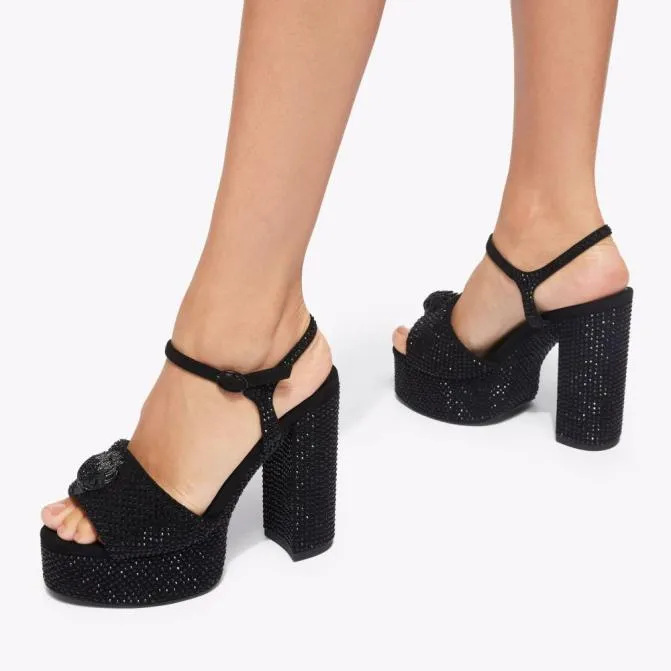 Kurt Geiger Sandals Kensington Platform Heel Black Other 8211 Women