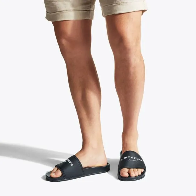 Kurt Geiger Sandals Pool Slide Black 8211 Men
