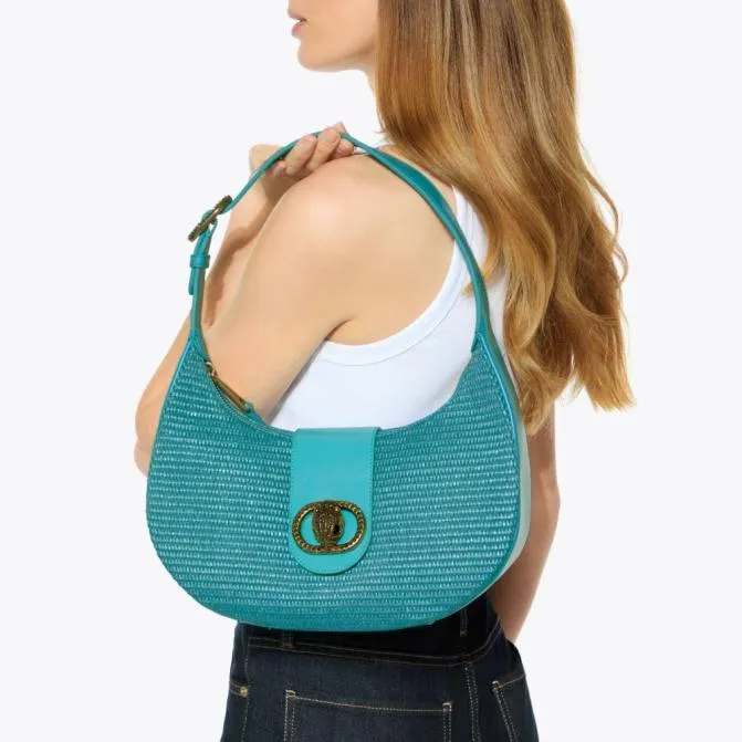 Kurt Geiger Shoulder Bags Chelsea Hobo Bag Turquoise 8211 Women