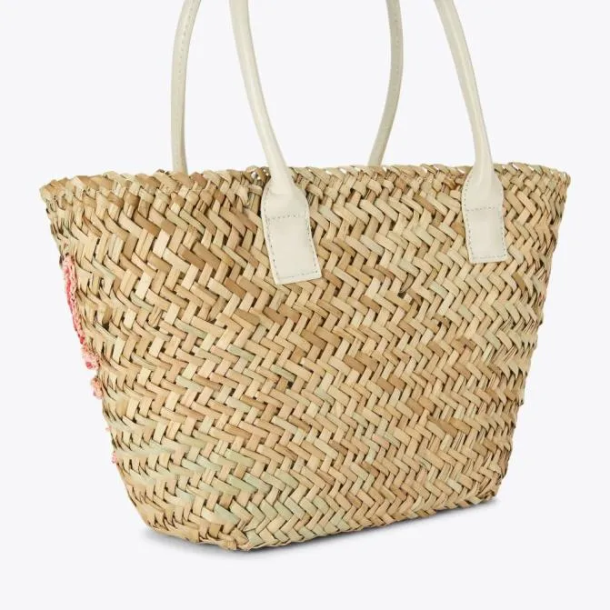 Kurt Geiger Shoulder Bags Kensington Straw Basket Bag Beige Combination 8211 Women