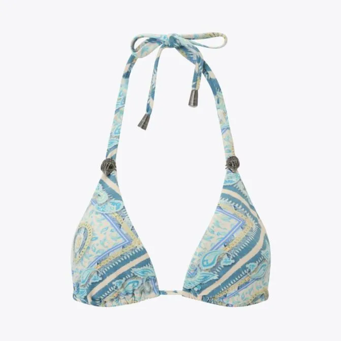 Kurt Geiger Swim Kensington Triangle Top Blue Other 8211 Women