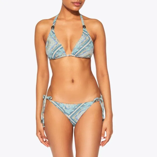 Kurt Geiger Swim Kensington Triangle Top Blue Other 8211 Women