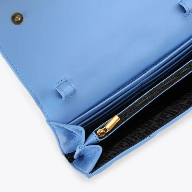 Kurt Geiger Wallets and Purses Kensington Wallet On Chain Mid Blue 8211 Women