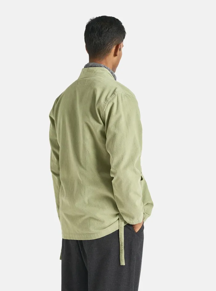 Kyoto Work Jacket In Light Olive Fine Cord Men Universal Works Overshirts