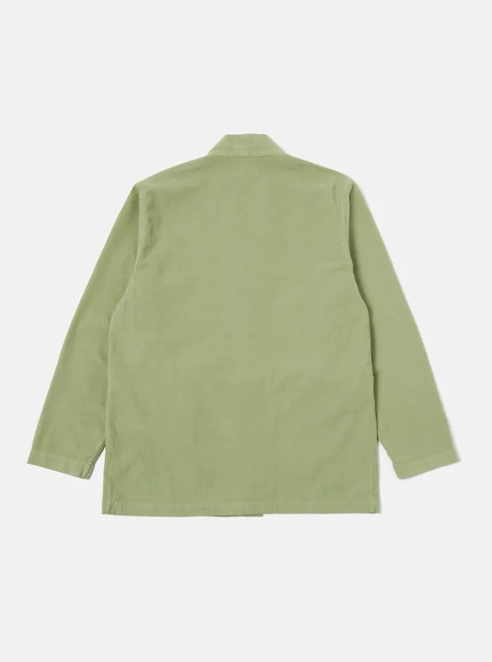 Kyoto Work Jacket In Light Olive Fine Cord Men Universal Works Overshirts