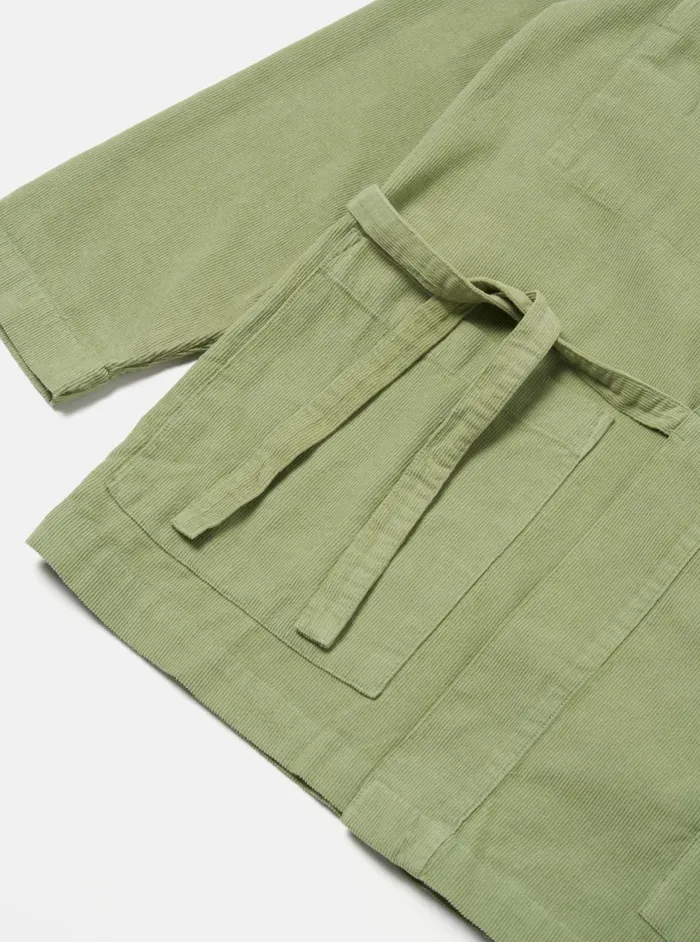 Kyoto Work Jacket In Light Olive Fine Cord Men Universal Works Overshirts