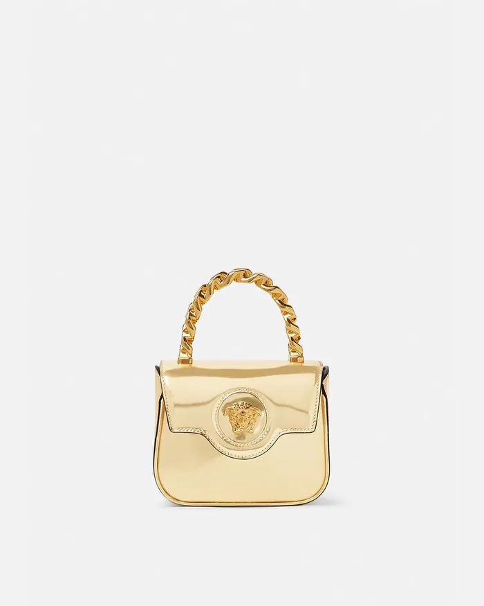 La Medusa Women Versace La Medusa Mini Bag Gold