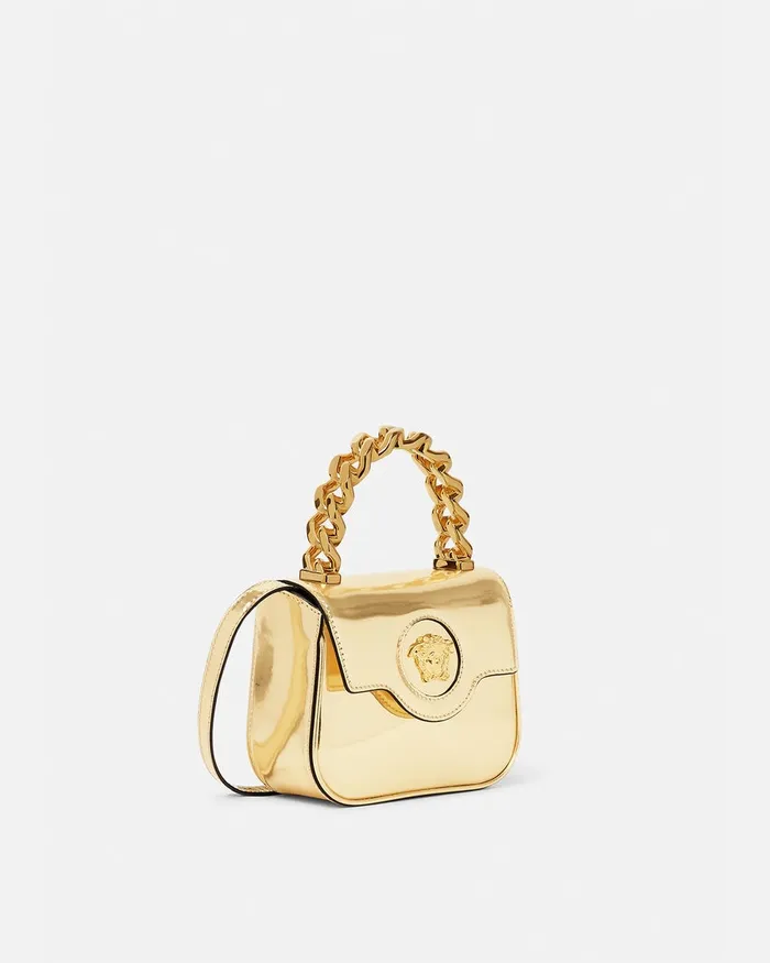 La Medusa Women Versace La Medusa Mini Bag Gold