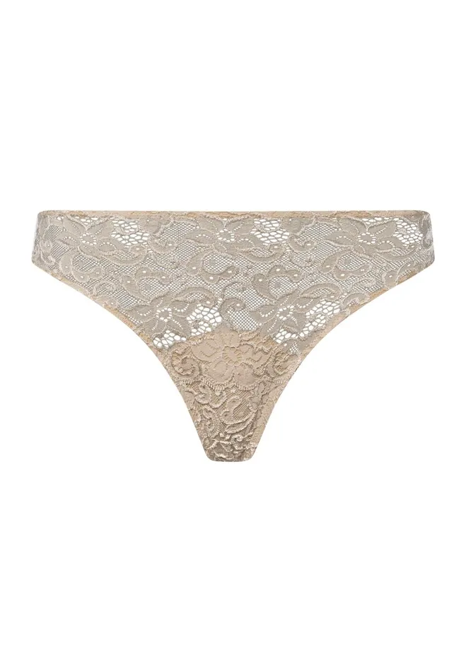 Lace Bikini Iced Cappuccino Women HANRO Bikini Briefs