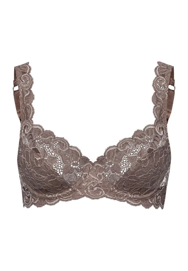 Lace Underwire Bra Stonewash Women HANRO Underwire Bras
