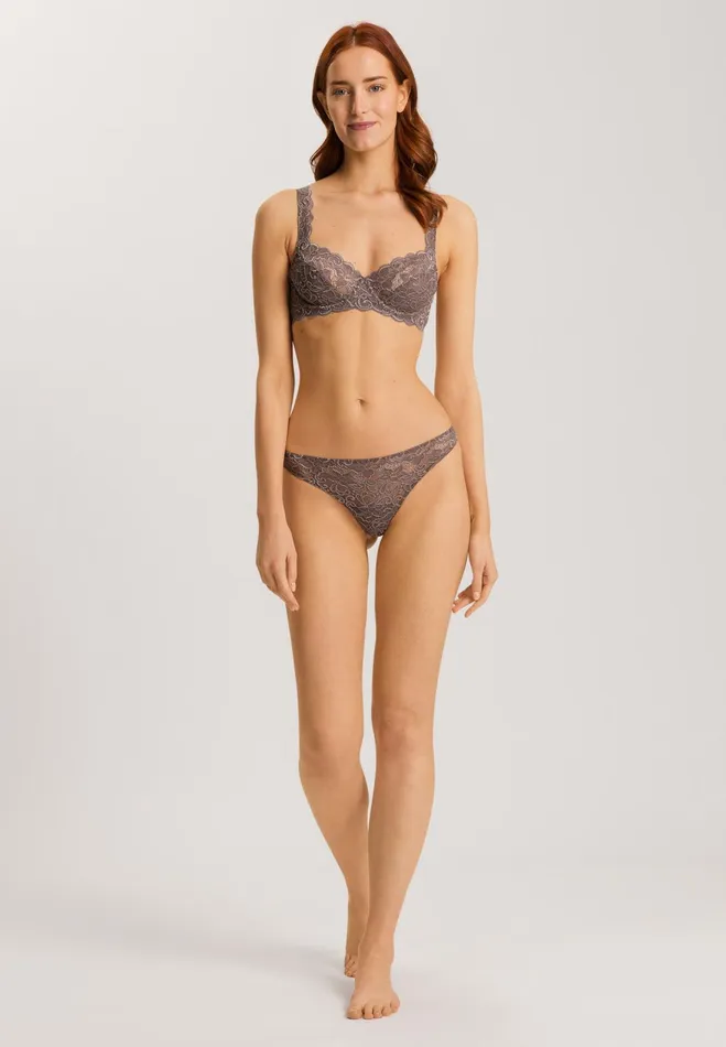 Lace Underwire Bra Stonewash Women HANRO Underwire Bras