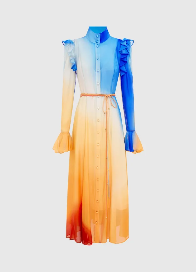 LEO LIN Katrina Butterfly Sleeve Midi Dress 8211 Enigma Women Dresses and Jumpsuits