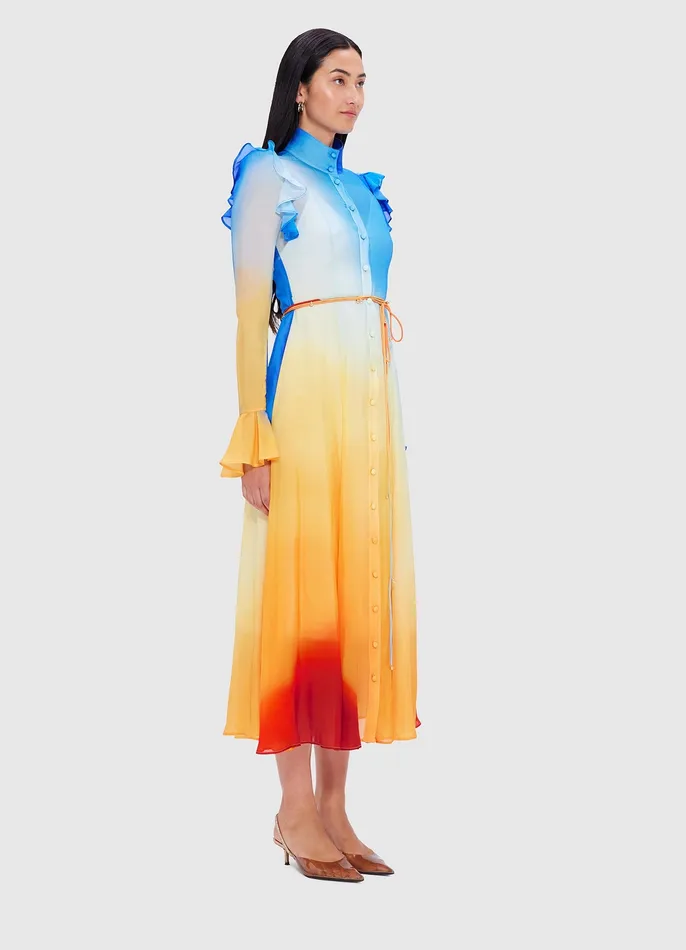 LEO LIN Katrina Butterfly Sleeve Midi Dress 8211 Enigma Women Dresses and Jumpsuits
