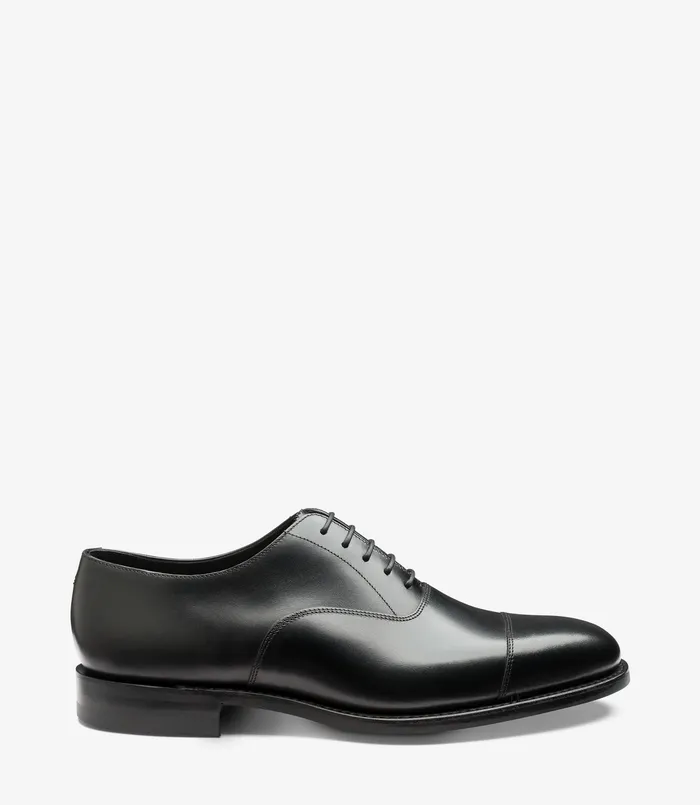 Loake Aldwych Black Men Toe Caps