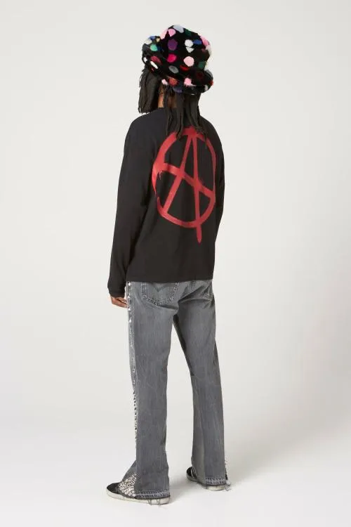 Long Sleeve Men Gallery Dept ANARCHY LS Black