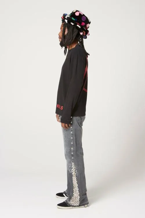 Long Sleeve Men Gallery Dept ANARCHY LS Black