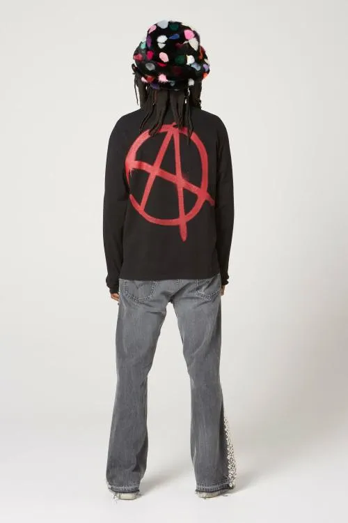 Long Sleeve Men Gallery Dept ANARCHY LS Black