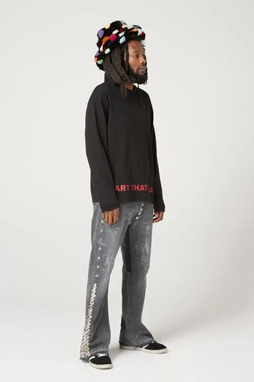 Long Sleeve Men Gallery Dept ANARCHY LS Black