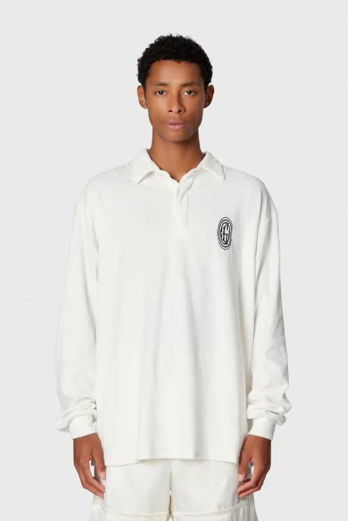 Long Sleeve Men Gallery Dept CHATEAU POLO SHIRT White