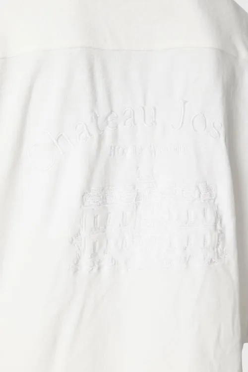 Long Sleeve Men Gallery Dept CHATEAU POLO SHIRT White
