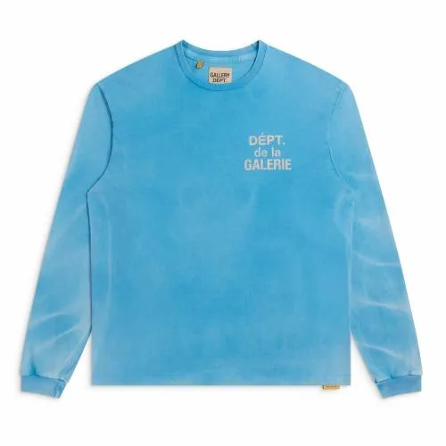 Long Sleeve Men Gallery Dept FRENCH LS TEE Cyan