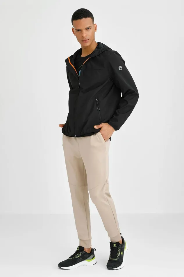 Lumberjack JACKETS Men 3M LIGHT SOFTSHELL JKT BLACK Man Jacket Black