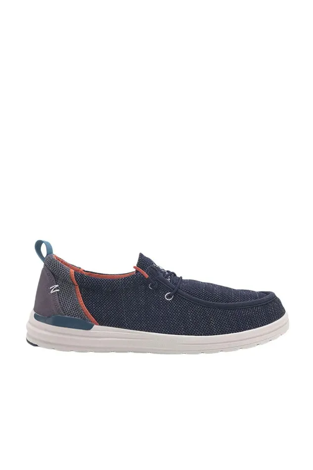 Lumberjack SLIP ON Men WALLABY SHOE NAVY BLUE MULTI Man Casual Shoes Blue