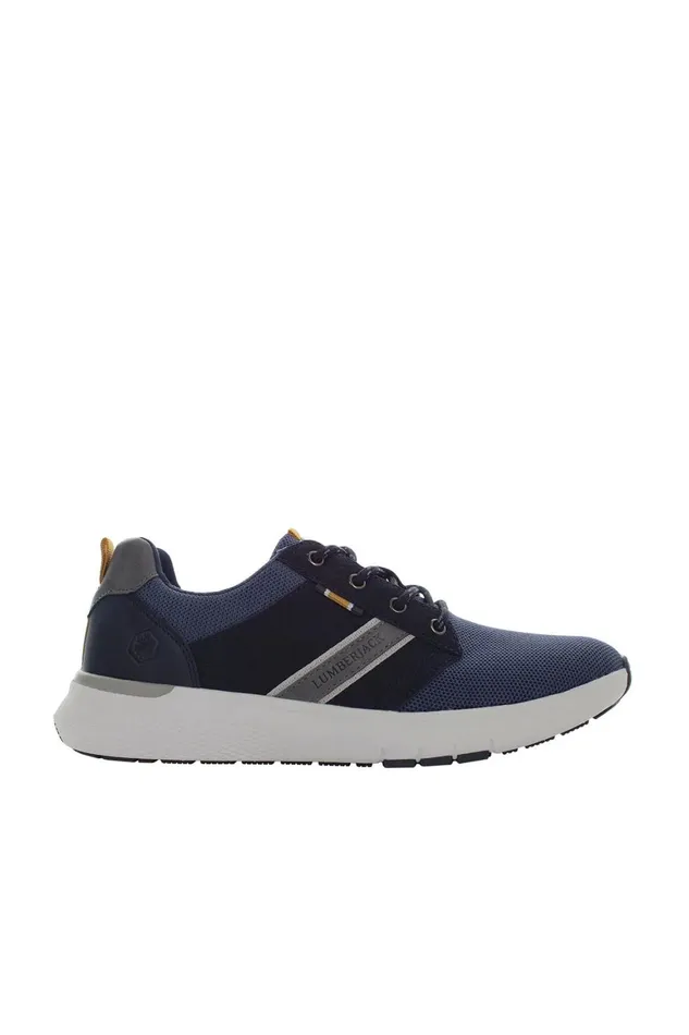 Lumberjack SNEAKERS Men NEIL SMD6712009 NAVY BLUE Man Sport Shoes Blue