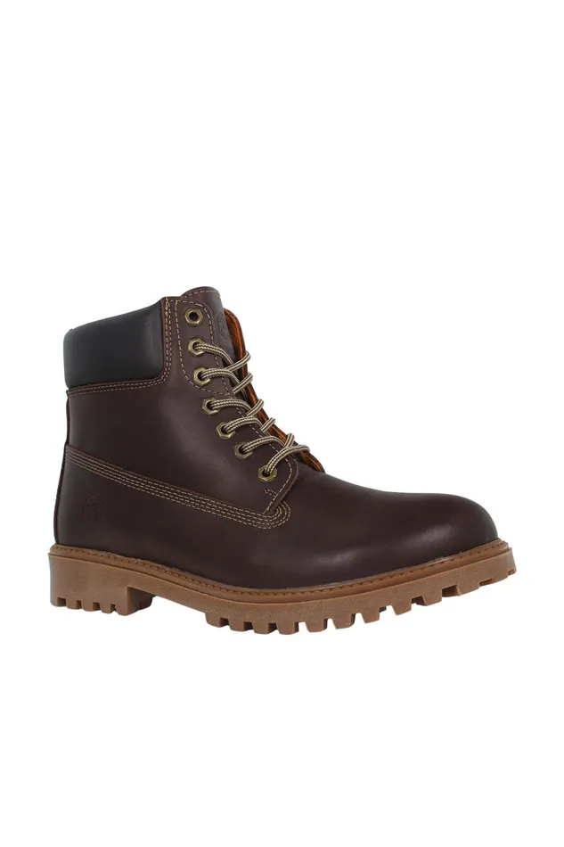 Lumberjack SNEAKERS Men RIVER 2 SMH6901001 BROWN Man Worker Boot Brown