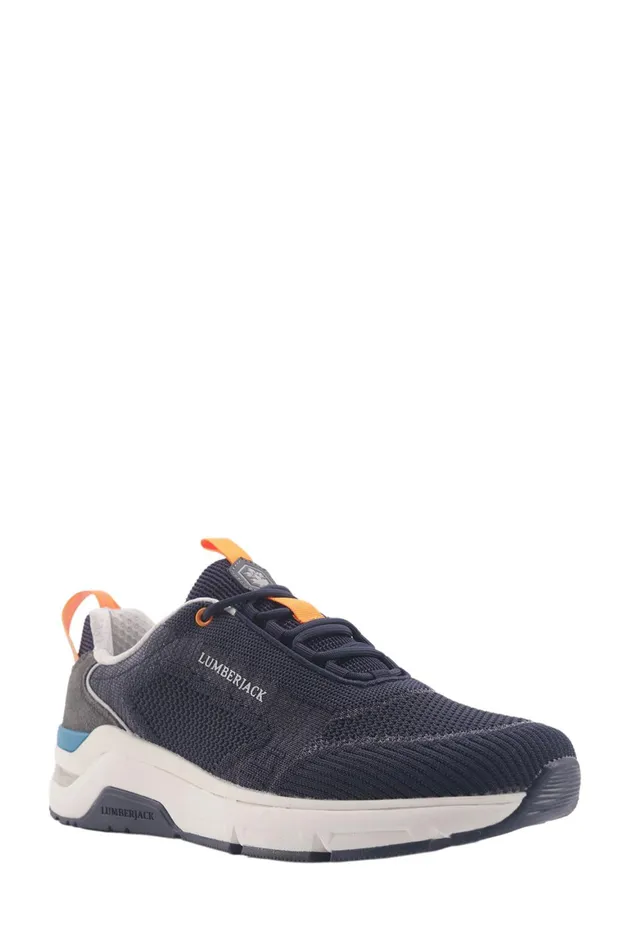 Lumberjack SNEAKERS Men ROLAND SMI4912001 NAVY BLUE Man Sport Shoes Blue