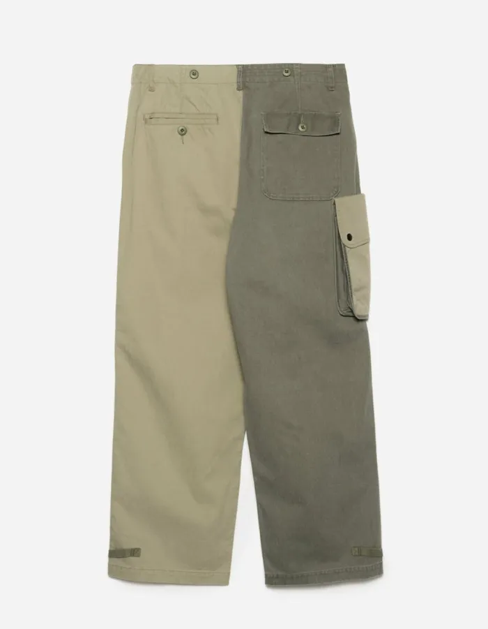 Maharishi Cargo Pants 6026 Maha Boro Deck Pants OliveSand 8211 Men