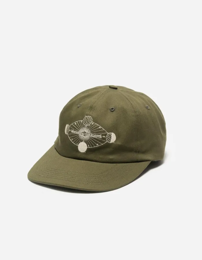 Maharishi Hats 1458 Celeste Third Eye 6 Panel Cap Olive 8211 Men