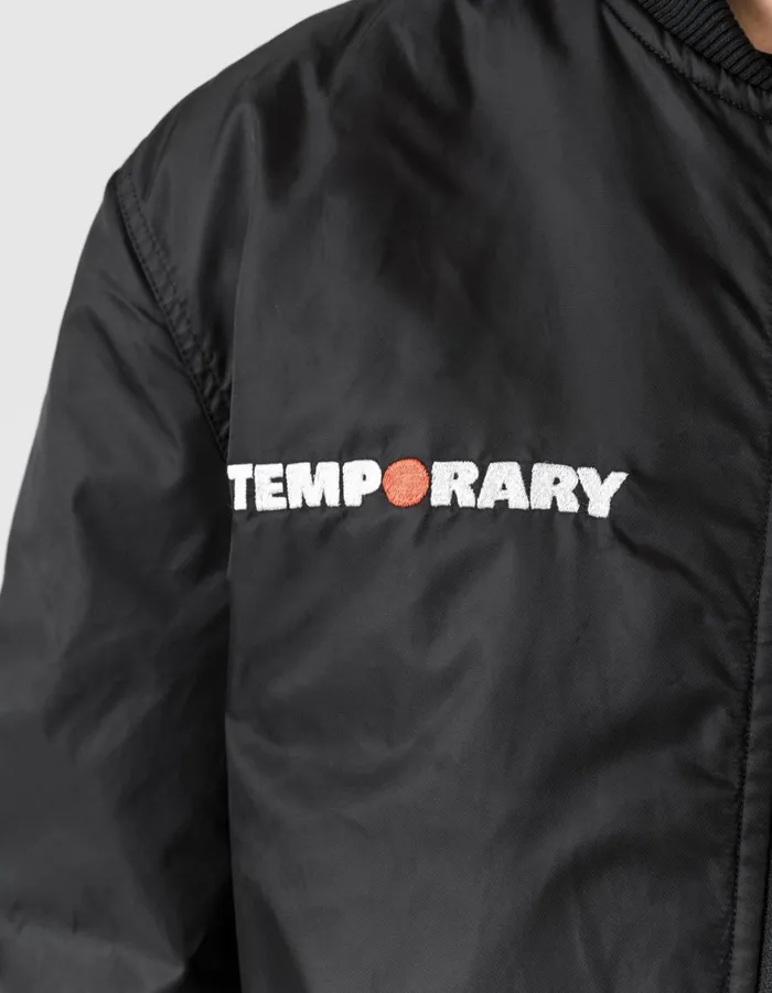 Maharishi Jackets 6109 Temporary MA1 Flight Jacket Black 8211 Men