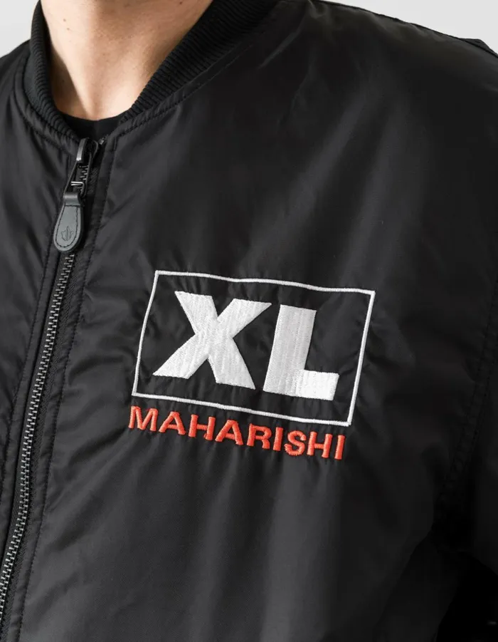 Maharishi Jackets 6109 Temporary MA1 Flight Jacket Black 8211 Men
